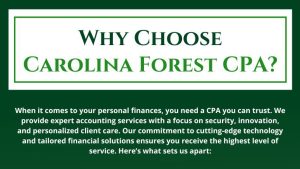 Why Choose Carolina Forest CPA? [infographic]